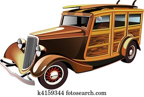 Old-fashioned hot rod Old-fashioned hot rod