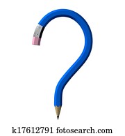 question mark pencil question mark pencil