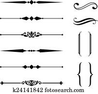 Rule Line and Ornament Set