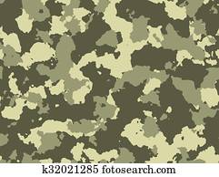Seamless woodland camo pattern vector. Seamless woodland camo pattern vector.