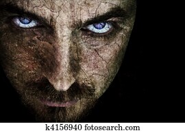 Sinister looking face Sinister looking face