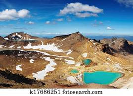 Volcanic landscape, New Zealand
