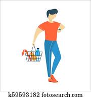 איש, ב, מרכול