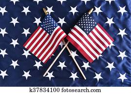 עבור, דגלים אמריקאיים