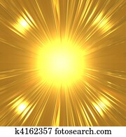Abstract gold suny background