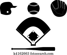 Baseball Silhouettes Baseball Silhouettes