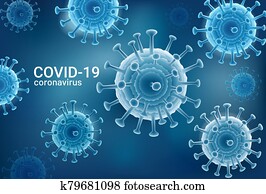 Coronavirus 2019-ncov covid-19 vector illustrations background Coronavirus 2019-ncov covid-19 vector illustrations background