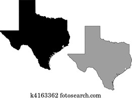 texas, map., schwarz, white., merkator, projection. texas, map., schwarz, white., merkator, projection.