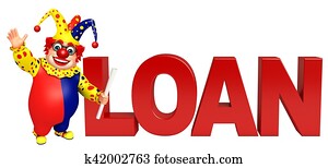 Clown with Loan