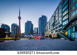 Modern buildings at the Harbourfront in Toronto, Ontario. Modern buildings at the Harbourfront in Toronto, Ontario.