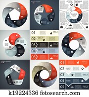 modernes, vektor, info, grafik, für, geschaefts, projekt