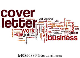 Cover letter word cloud