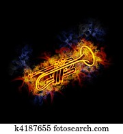 Fiery trumpet. Fiery trumpet.