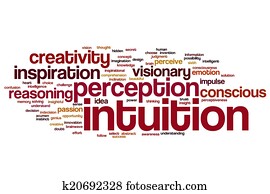 intuition, mot, nuage