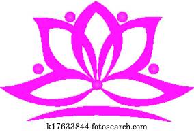 lotusblüte, logo lotusblüte, logo