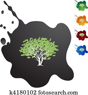 Money Tree Clipart K13570861 Fotosearch - money tree