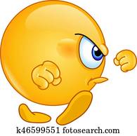 כועס, לך, אמוטיכון