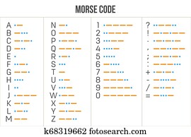モールス信号 イラストレーション 34 モールス信号 ストック