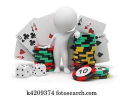 3d small people - casino 3d small people - casino
