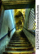 Architecture of old corridor Architecture of old corridor