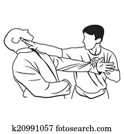 Martial arts illustration Martial arts illustration
