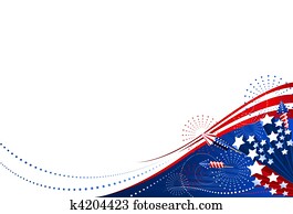 רקע, *רביעי של יולי, אופקי