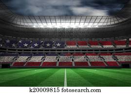 Composite image of digitally generated american national flag Composite image of digitally generated american national flag