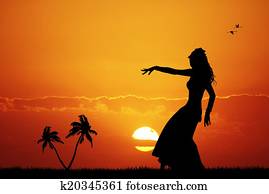 Hawaiian woman