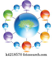 Money Tree Clipart K13570861 Fotosearch - money tree