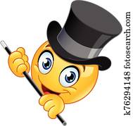 טפוח רקדן, אמוטיכון