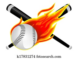 Baseball in Flames Baseball in Flames