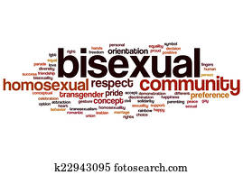 Bisexual word cloud