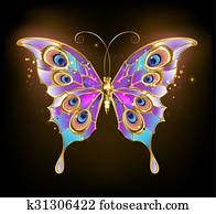gold butterfly peacock gold butterfly peacock