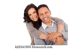 meio envelheceu, retrato pares