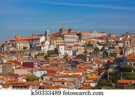 porto, cidade velha, -, portugal