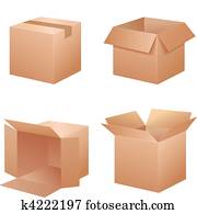 Vector packing boxes