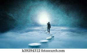 walking into the light walking into the light