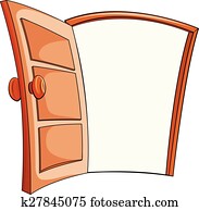 An open door An open door