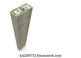 Big Pile of Money ? 5 Dollar Notes - Wide Big Pile of Money ? 5 Dollar Notes - Wide