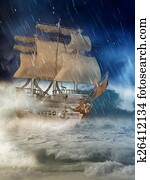 Fantasy ship Fantasy ship
