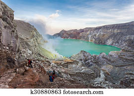 Ijen volcano