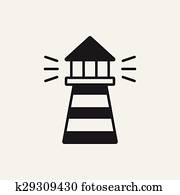 lighthouse icon lighthouse icon