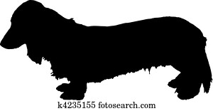 silhouette of miniature dachshund silhouette of miniature dachshund