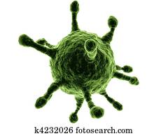 vírus, ilustração