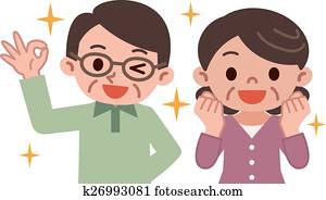 資深 夫婦, 高興