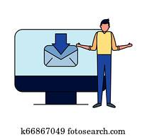 businesspeople work office