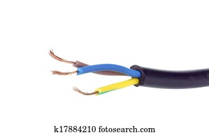 cabo elétrico, fios