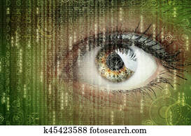 Digital data and eye Digital data and eye