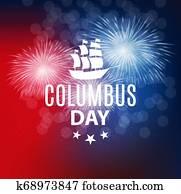 Illustration of Columbus Day