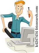 איש, לתקן, מחשב